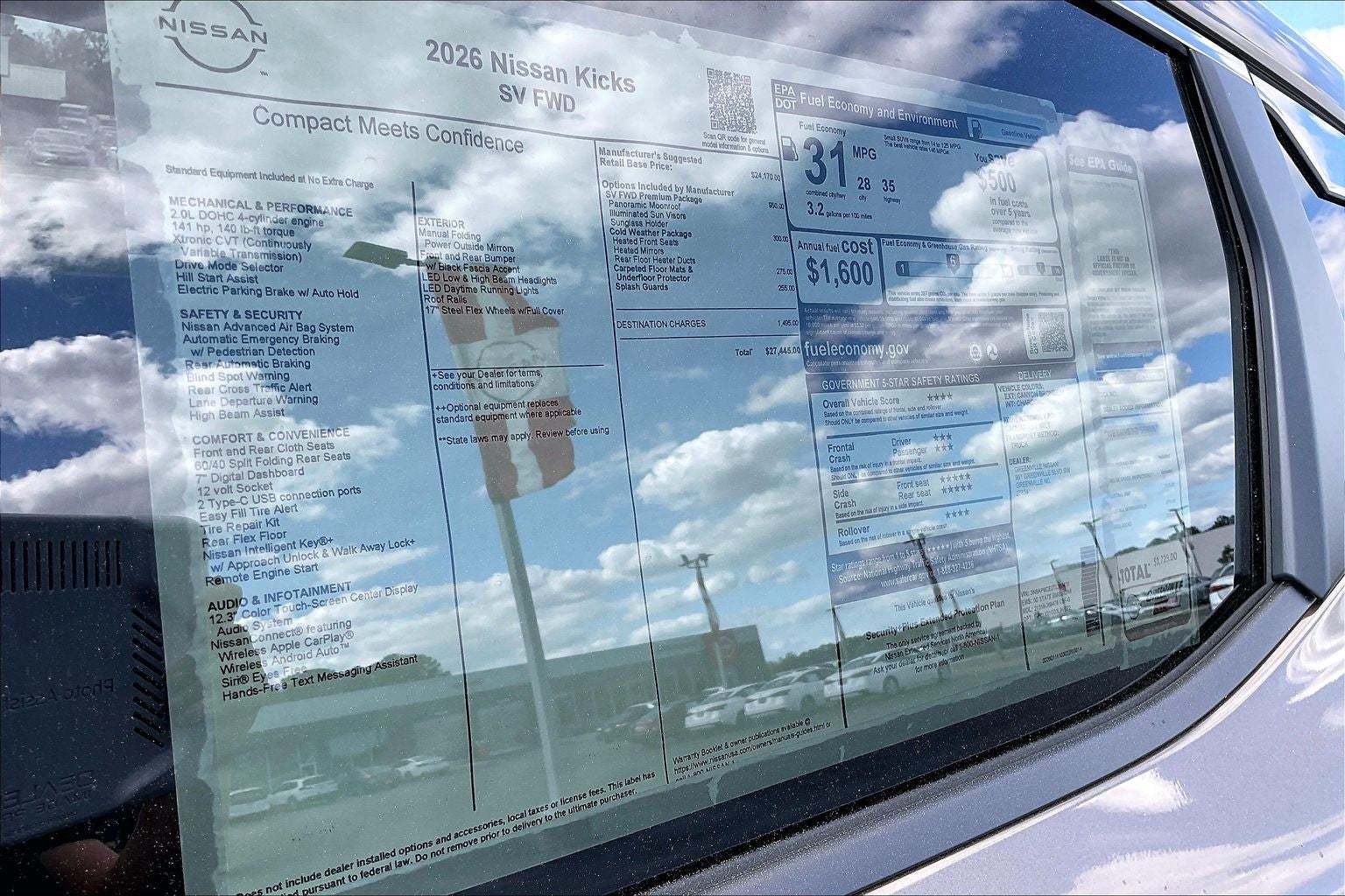 2026 Nissan Kicks SV