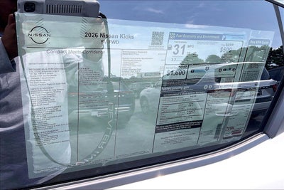 2026 Nissan Kicks SV