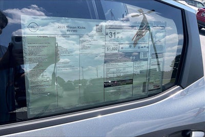 2026 Nissan Kicks SV