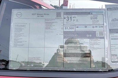 2027 Nissan Kicks SV
