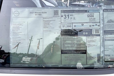 2027 Nissan Kicks SV