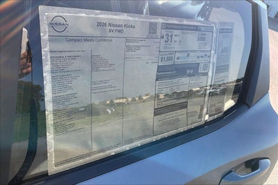 2026 Nissan Kicks SV