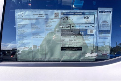 2026 Nissan Kicks SV