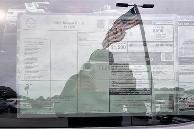 2027 Nissan Kicks SV