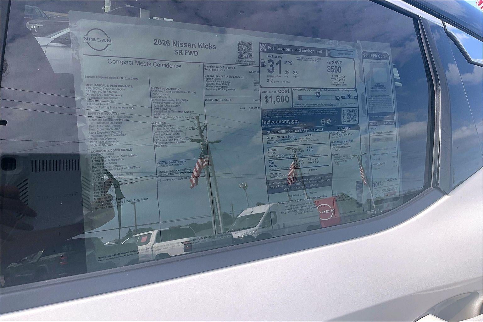 2026 Nissan Kicks SR