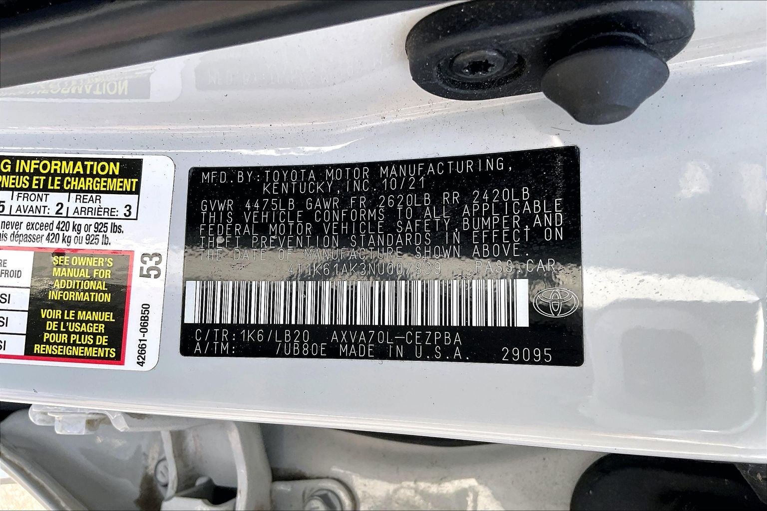 2022 Toyota Camry XSE