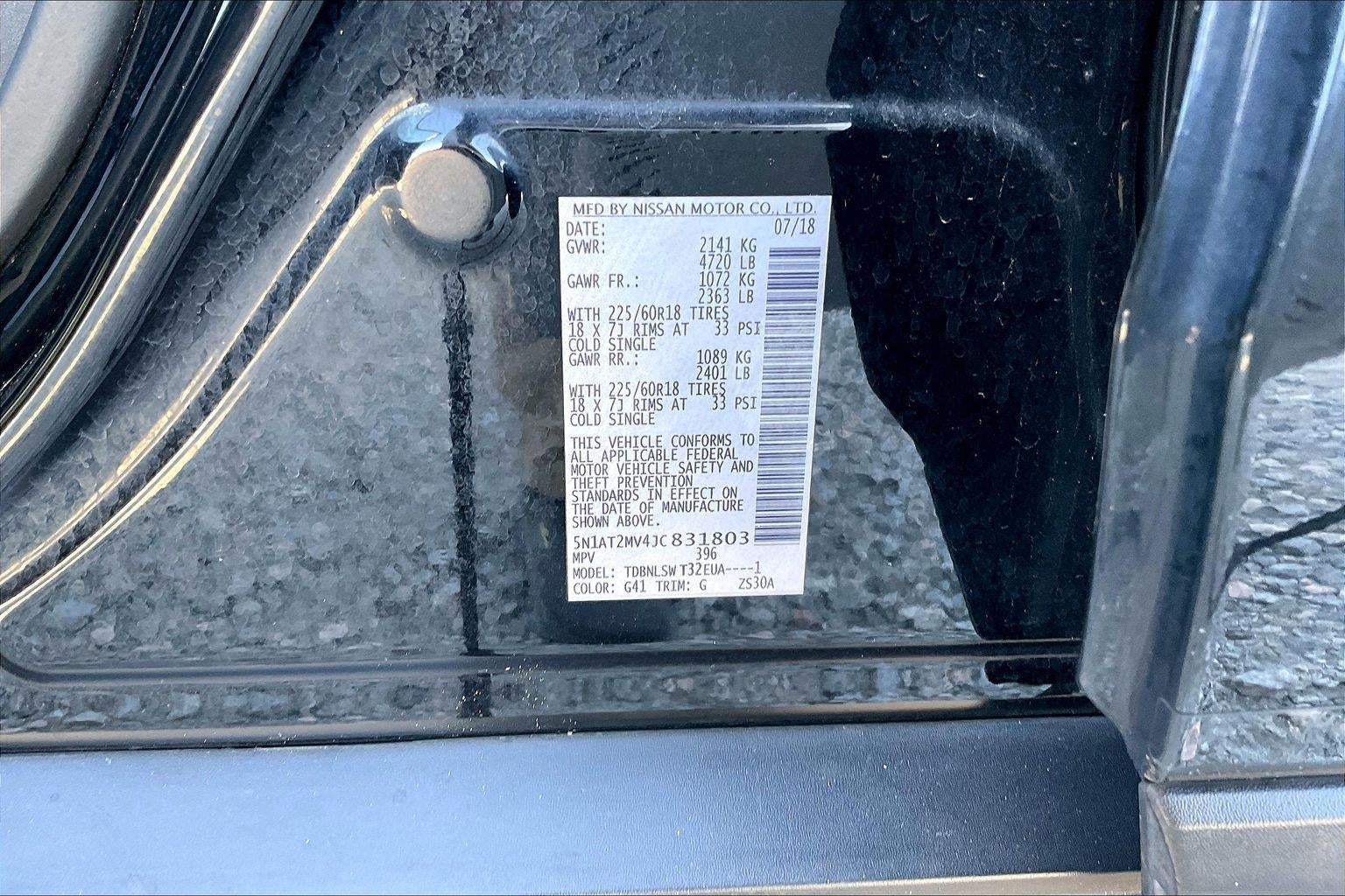 2018 Nissan Rogue SL