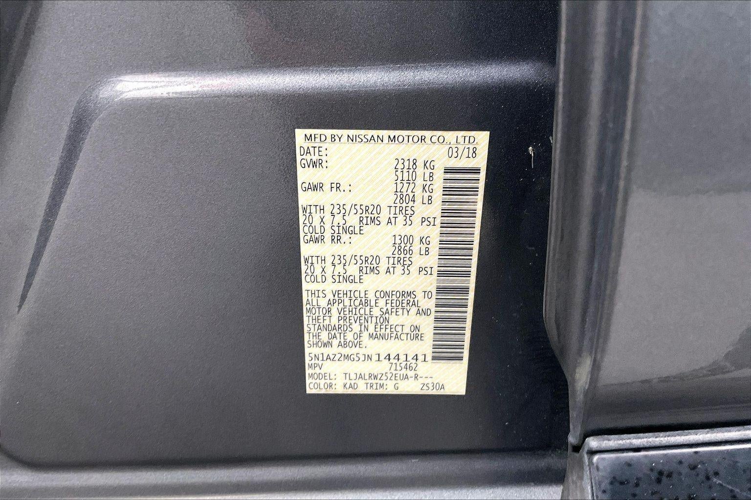 2018 Nissan Murano SL