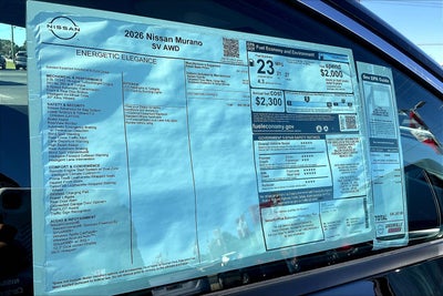 2026 Nissan Murano SV