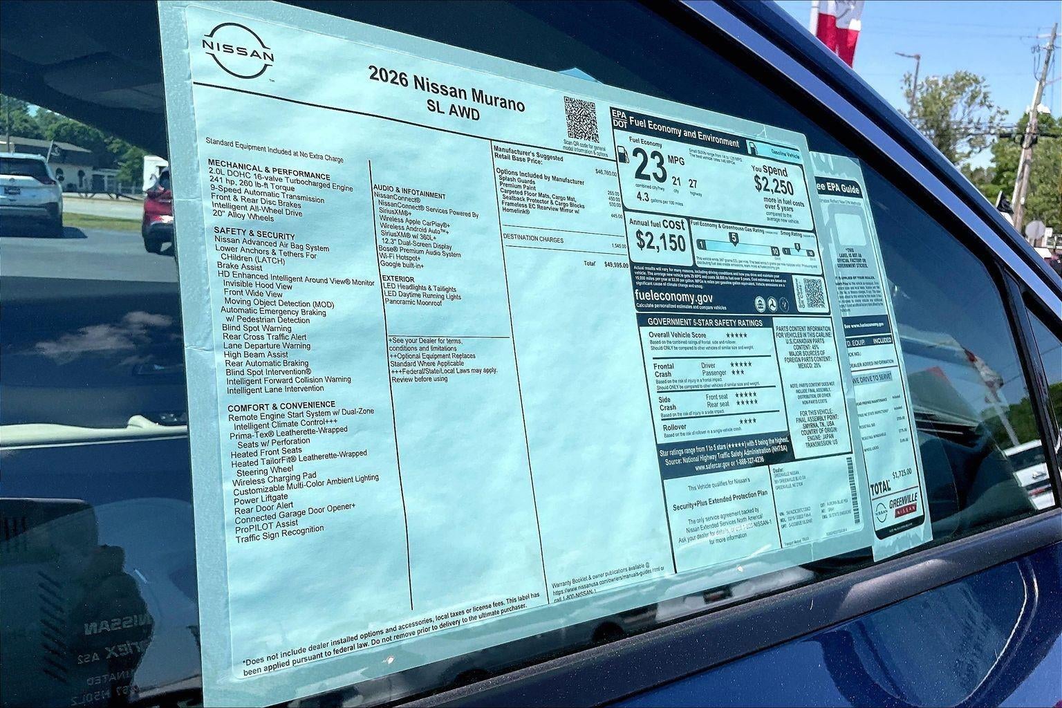 2026 Nissan Murano SL