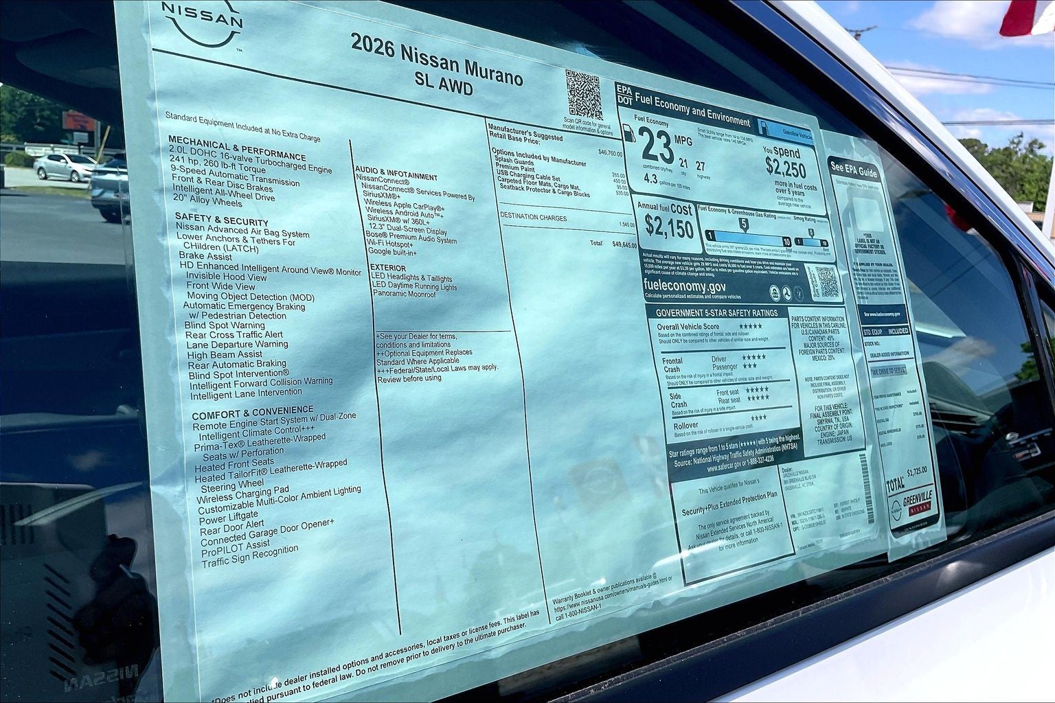 2026 Nissan Murano SL