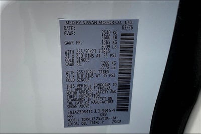 2026 Nissan Murano Platinum