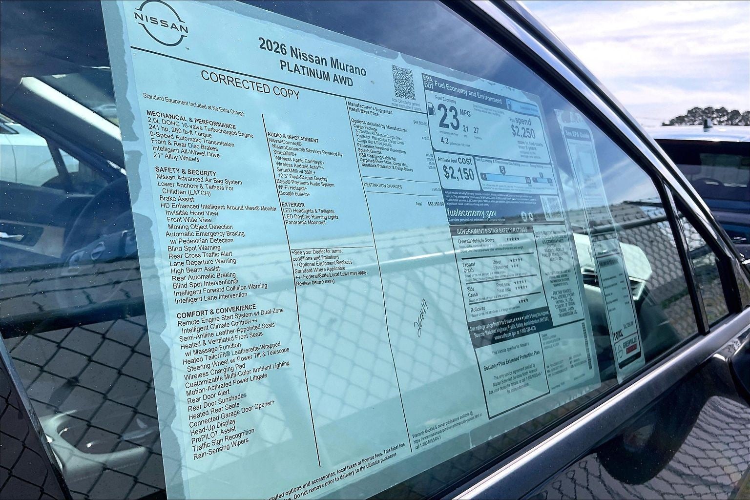 2026 Nissan Murano Platinum