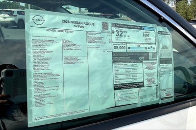 2026 Nissan Rogue SV