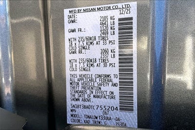 2026 Nissan Rogue SV