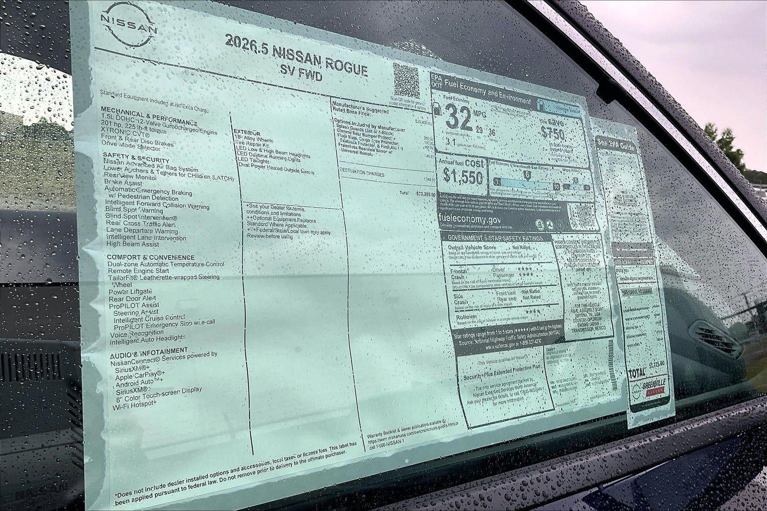 2026 Nissan Rogue SV