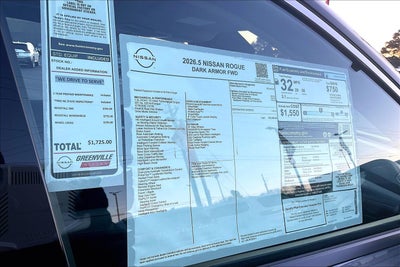 2026 Nissan Rogue Dark Armor