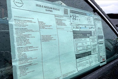 2026 Nissan Rogue SV