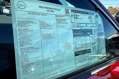 2026 Nissan Rogue SV