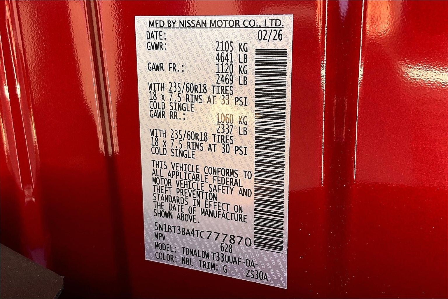 2026 Nissan Rogue SV