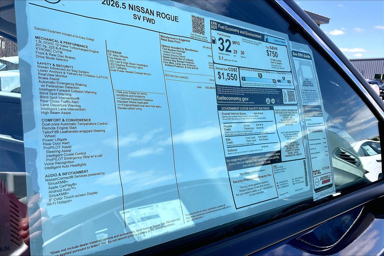 2026 Nissan Rogue SV