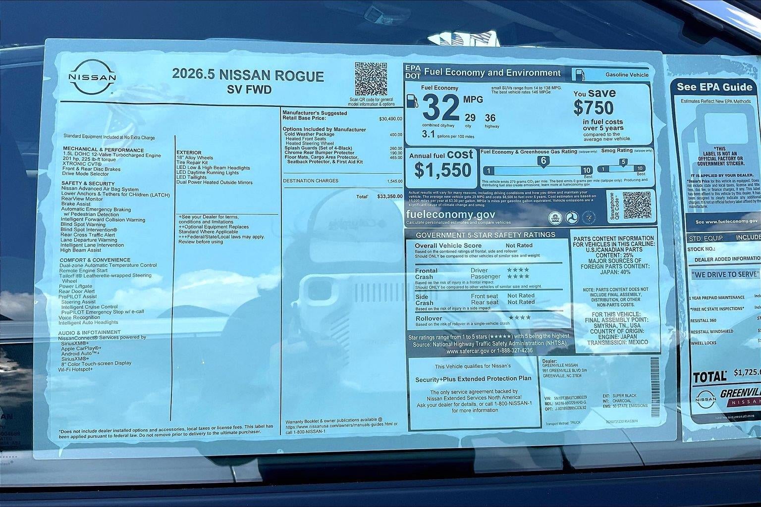 2026 Nissan Rogue SV