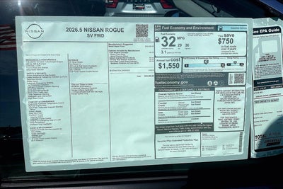 2026 Nissan Rogue SV