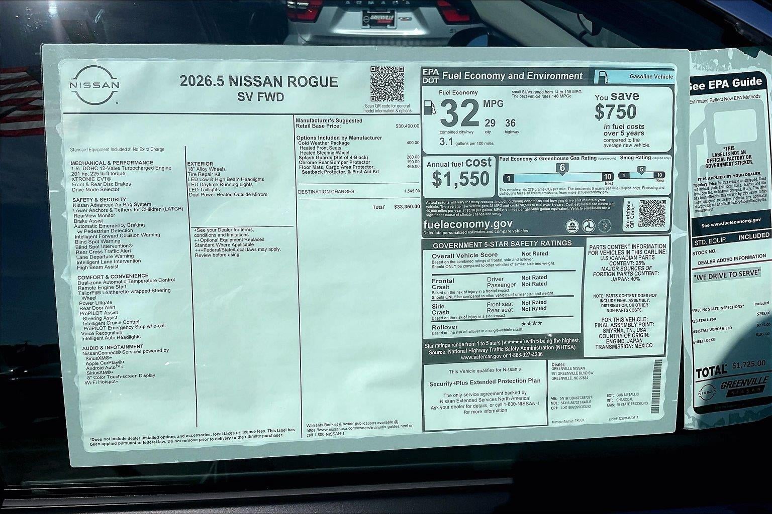 2026 Nissan Rogue SV