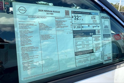 2026 Nissan Rogue SV