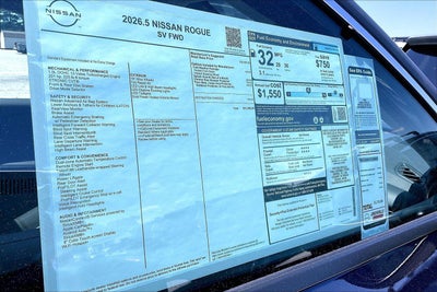 2026 Nissan Rogue SV
