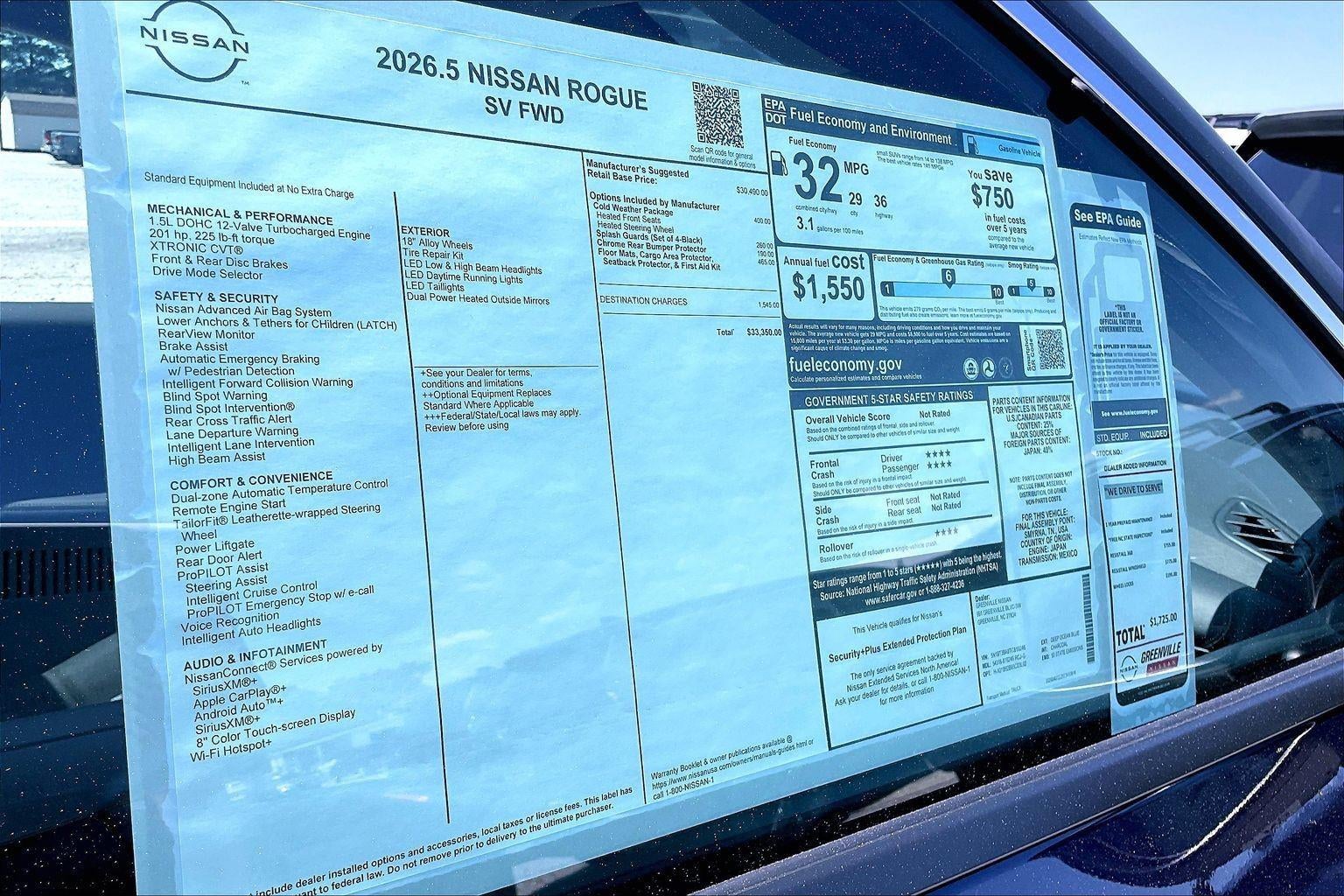 2026 Nissan Rogue SV