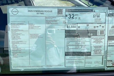 2026 Nissan Rogue SV