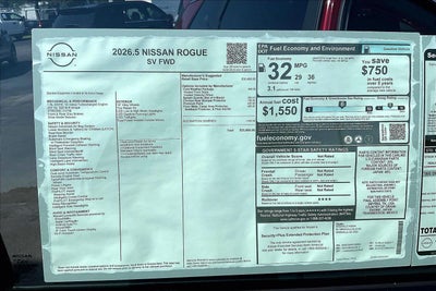2026 Nissan Rogue SV