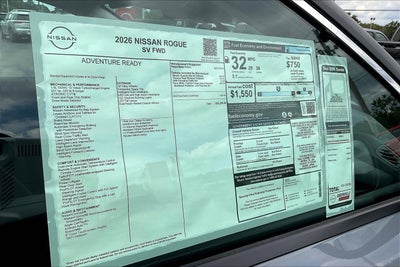2026 Nissan Rogue SV