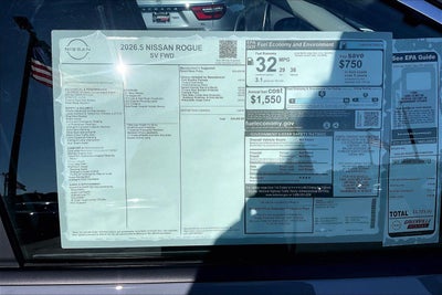 2026 Nissan Rogue SV