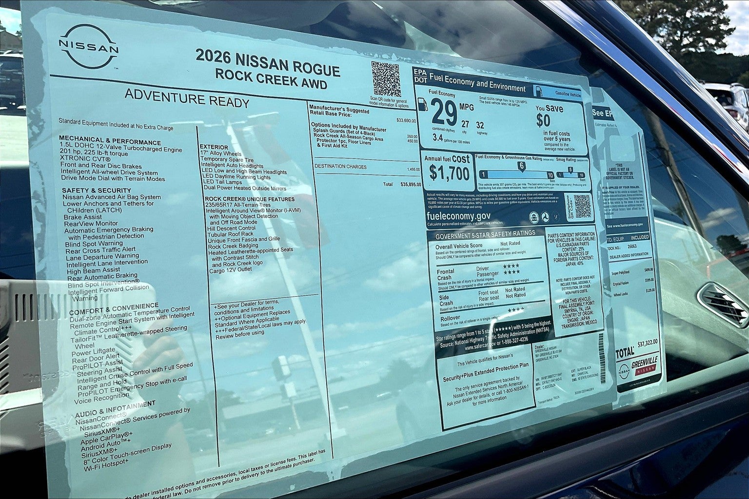 2026 Nissan Rogue Rock Creek