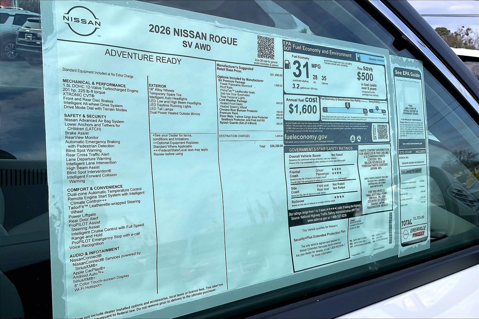 2026 Nissan Rogue SV