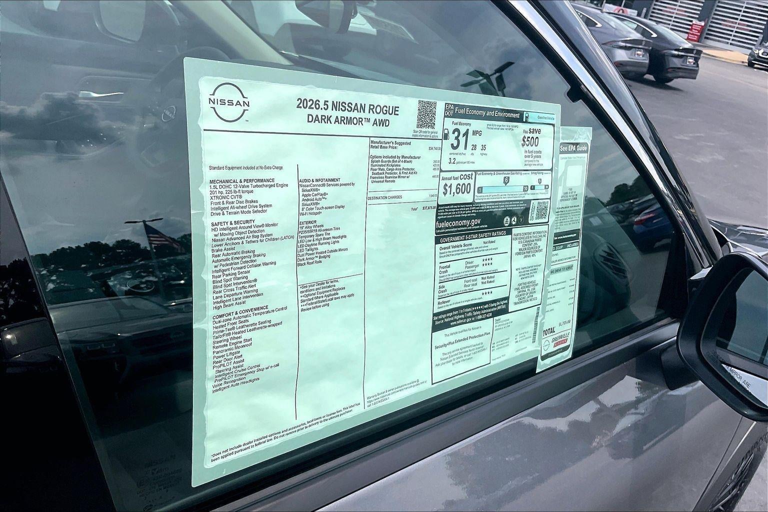 2026 Nissan Rogue Dark Armor