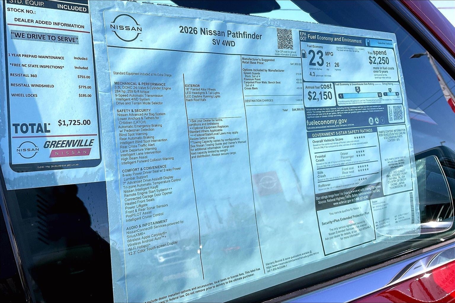 2026 Nissan Pathfinder SV