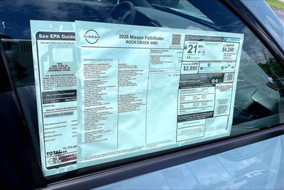 2026 Nissan Pathfinder Rock Creek