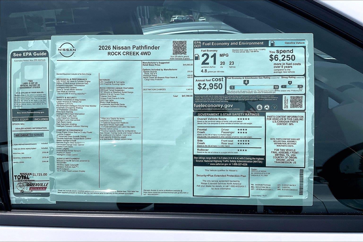 2026 Nissan Pathfinder Rock Creek