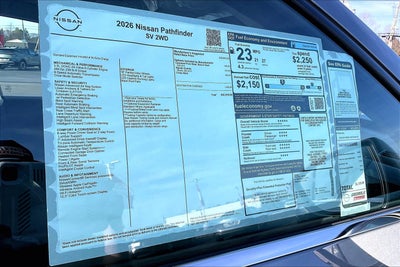 2026 Nissan Pathfinder SV