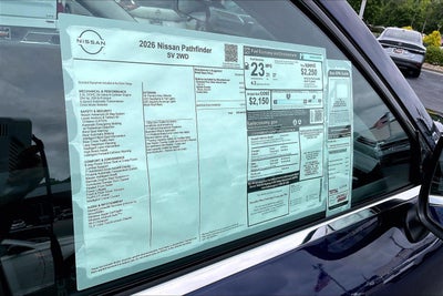 2026 Nissan Pathfinder SV