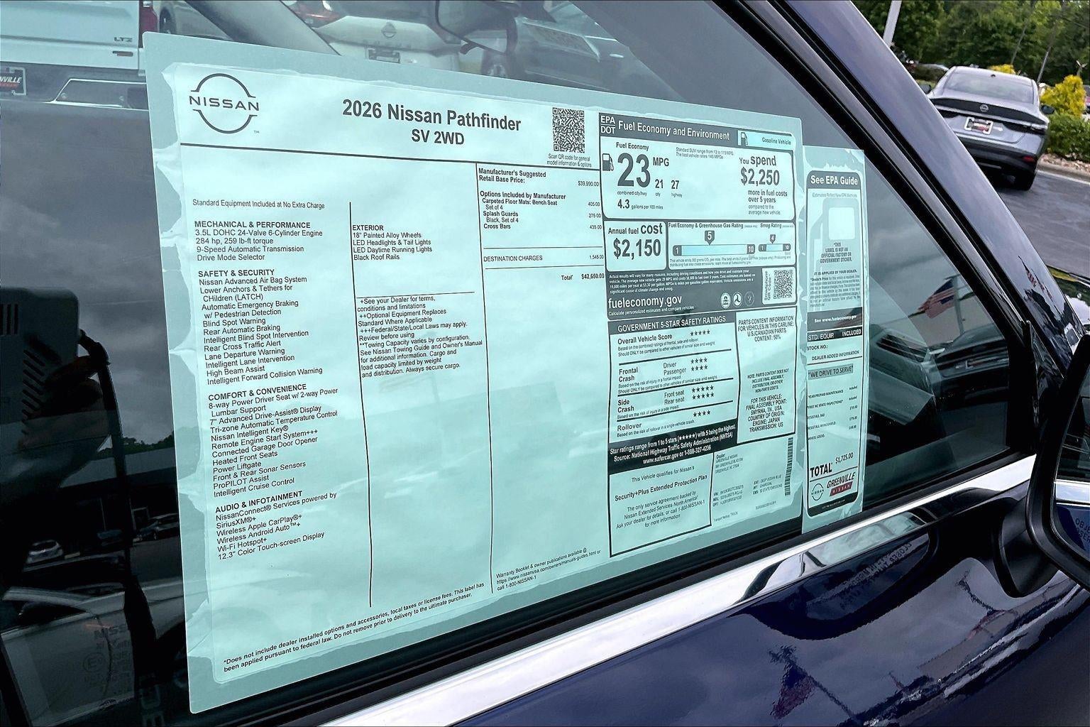 2026 Nissan Pathfinder SV