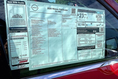 2026 Nissan Pathfinder SV