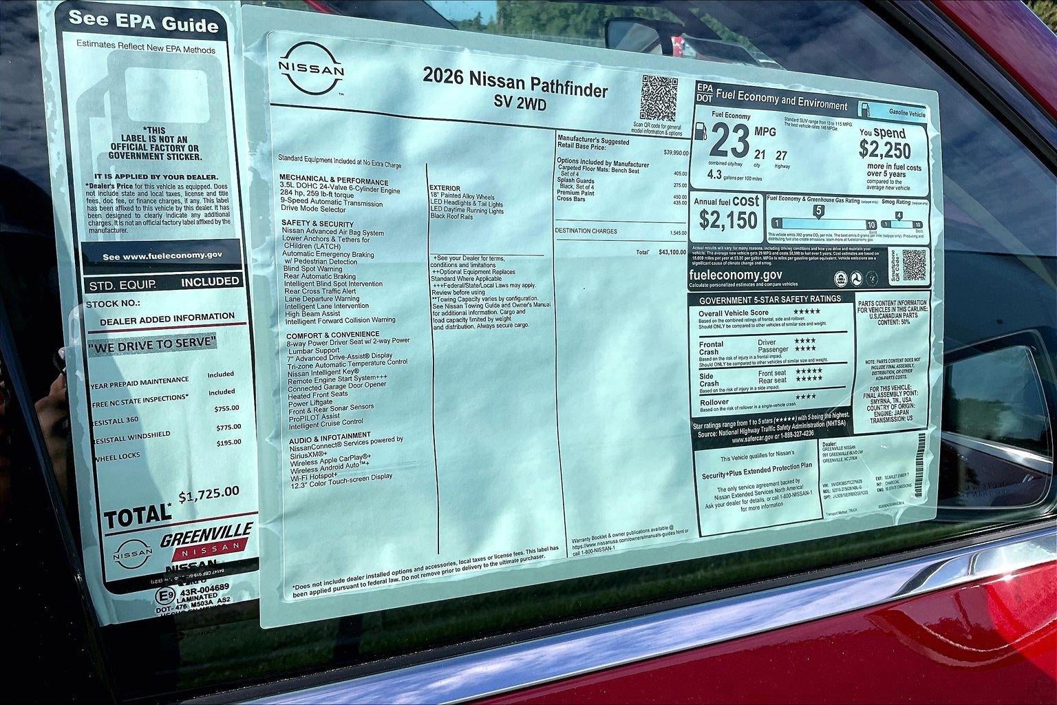 2026 Nissan Pathfinder SV