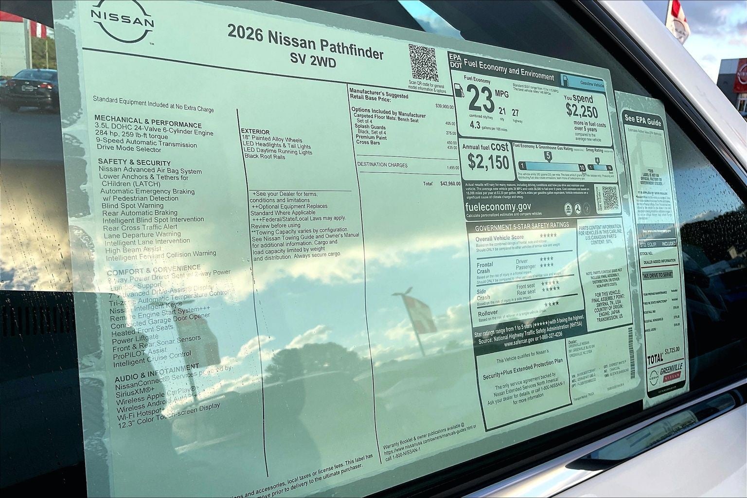 2026 Nissan Pathfinder SV