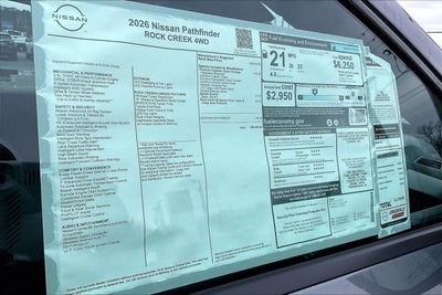 2026 Nissan Pathfinder Rock Creek