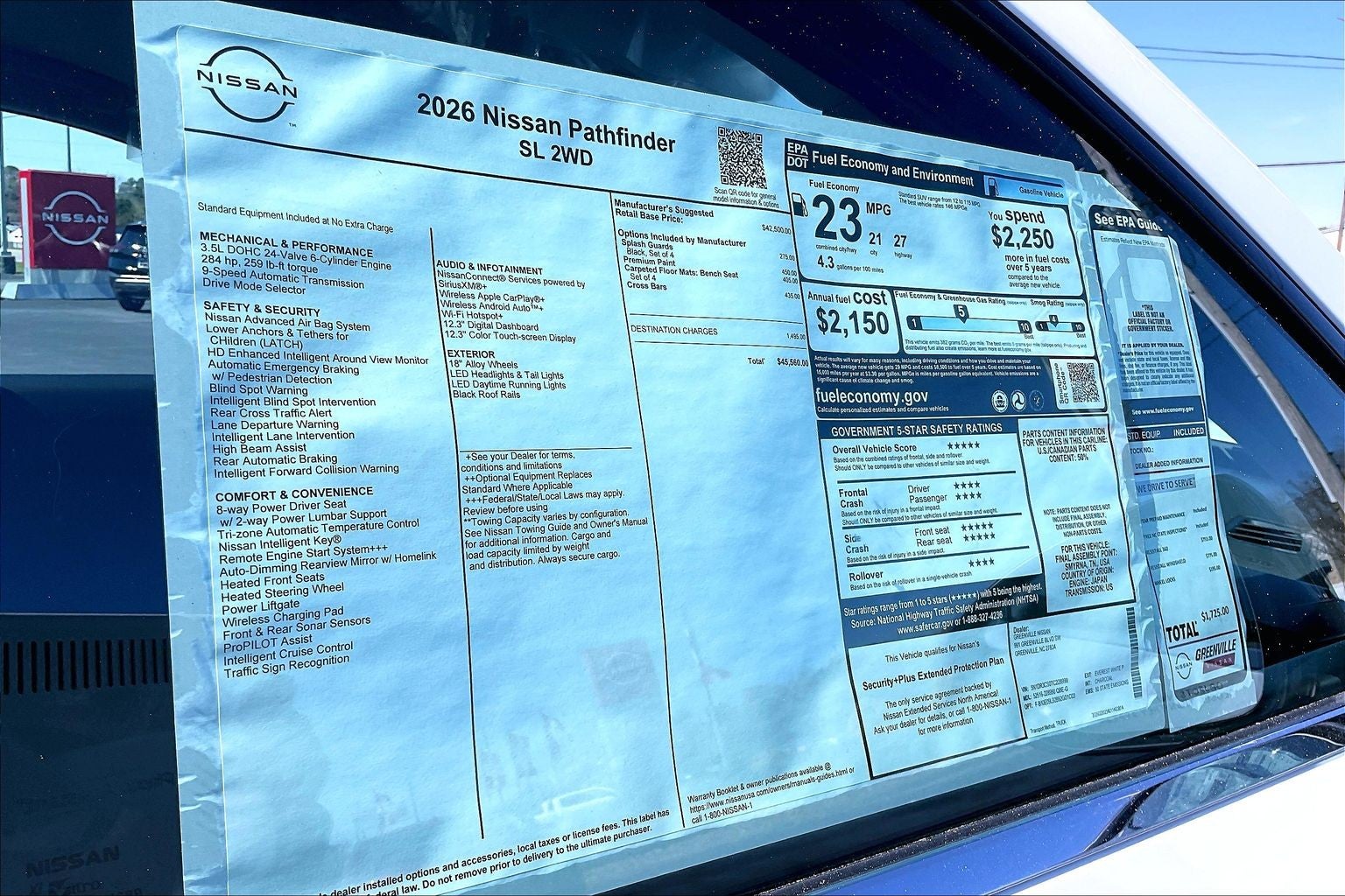 2026 Nissan Pathfinder SL