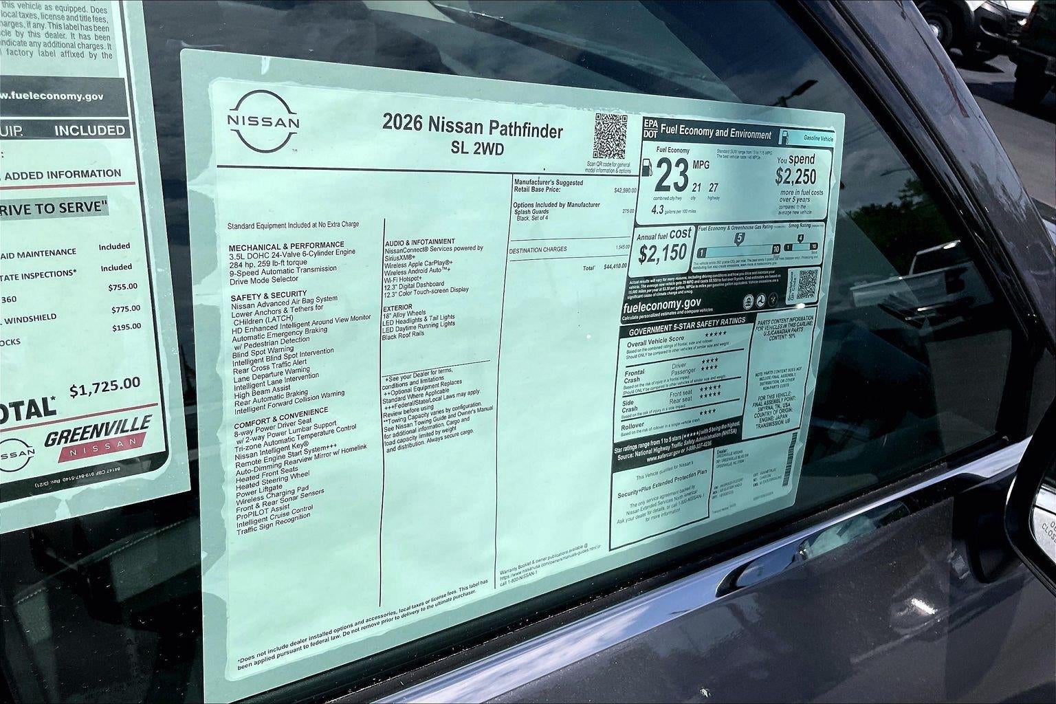 2026 Nissan Pathfinder SL